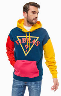 Толстовка Разноцветная толстовка с карманом-кенгуру Guess