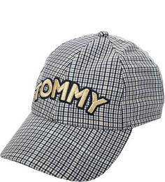 Бейсболка Хлопковая бейсболка в клетку Tommy Hilfiger
