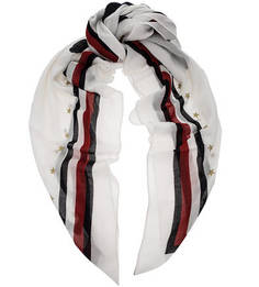 Платок Хлопковый платок с принтом Tommy Hilfiger