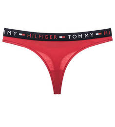 Трусы-стринги Красные трусы-стринги в рубчик Tommy Hilfiger