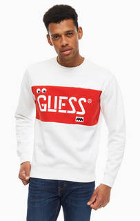 Свитшот Хлопковый свитшот с принтом J Balvin x Guess