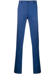 Etro брюки чинос прямого кроя