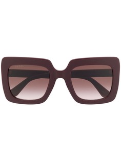 Gucci Eyewear солнцезащитные очки в квадратной оправе