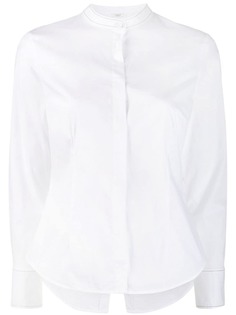 Peserico рубашка с воротником-стойкой