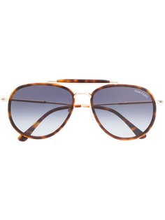 Tom Ford Eyewear солнцезащитные очки-авиаторы Tripp