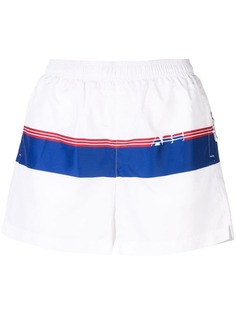 Adam Selman Sport logo stripe track shorts