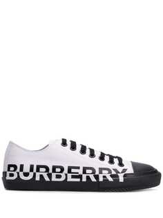 Burberry кеды с логотипом