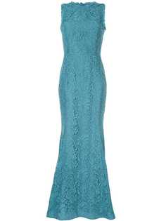 Rebecca Vallance длинное кружевное платье Mae