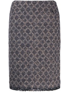 Chanel Vintage юбка 2004-го года с геометричным узором