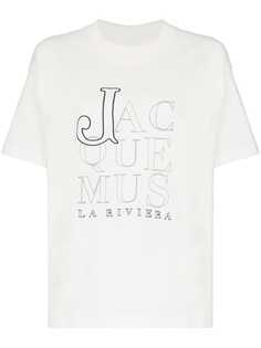 Jacquemus футболка La Riviera с логотипом