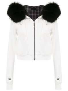 Andrea Bogosian толстовка с капюшоном с меховой оторочкой