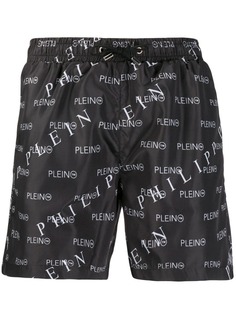 Philipp Plein плавки-шорты с принтом