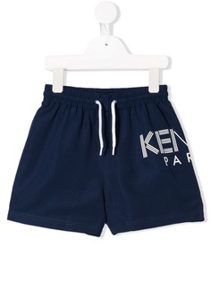 Kenzo Kids плавательные шорты с принтом логотипа