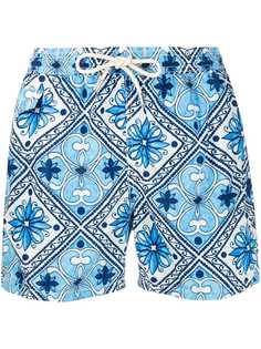 Mc2 Saint Barth шорты с принтом Majolica