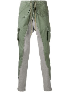 Greg Lauren брюки в стиле колор-блок