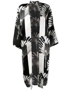 Rianna + Nina feather printed kimono