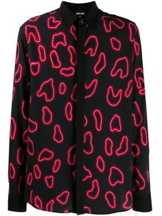 Just Cavalli рубашка с абстрактным принтом
