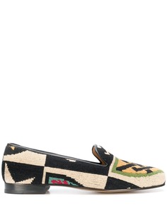 Stubbs & Wootton лоферы Crest