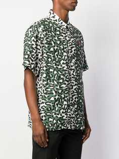 Maharishi рубашка с леопардовым принтом