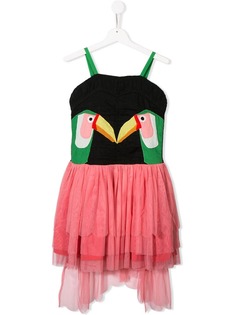 Stella McCartney Kids платье с нашивкой Pelican