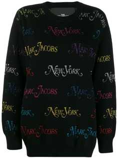 Marc Jacobs джемпер с вышитым логотипом