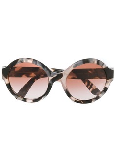 Dolce & Gabbana Eyewear солнцезащитные очки в массивной круглой оправе