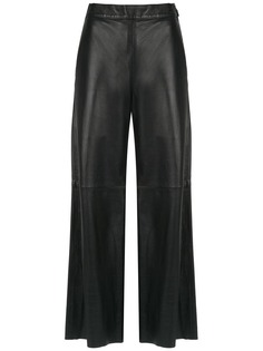 Nk кожаные брюки-палаццо