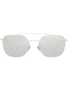 Burberry солнцезащитные очки-авиаторы с верхней перекладиной