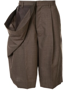 Hed Mayner шорты с драпировкой