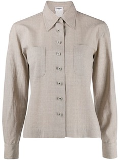 Chanel Vintage рубашка 1990-х годов со срезанным воротником
