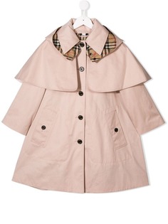 Burberry Kids тренч-кейп