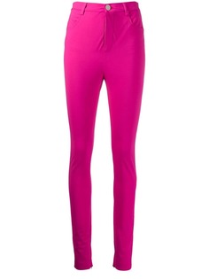 Attico брюки скинни с завышенной талией