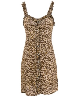 Andamane платье без рукавов с леопардовым принтом