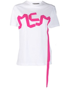 MCM футболка с логотипом из лент