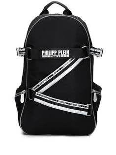 Philipp Plein рюкзак с перекрещивающимися ремнями и логотипом