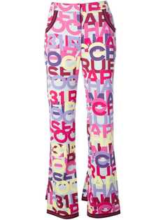 Chanel Vintage brand printed trousers