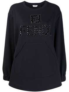 Fendi толстовка с логотипом
