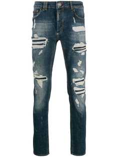 Philipp Plein джинсы с прорезями