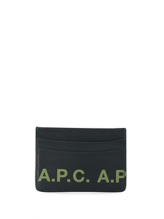 A.P.C. картхолдер с логотипом