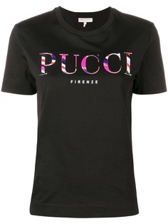 Emilio Pucci футболка Burle с логотипом