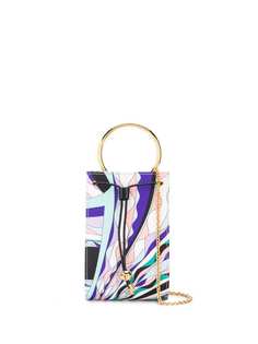 Emilio Pucci декорированная сумка с принтом