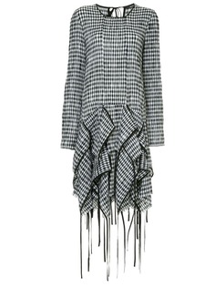 Kitx расклешенное платье в клетку