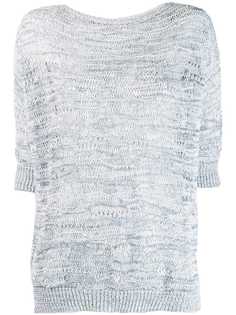 Lorena Antoniazzi вязаный топ с рукавами 3/4