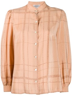 Louis Feraud Vintage блузка 1970-х годов в клетку