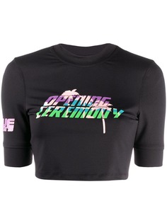 Opening Ceremony футболка с контрастным логотипом