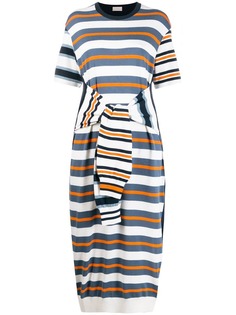 MRZ платье-футболка в полоску