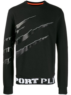 Plein Sport толстовка с принтом Scratch