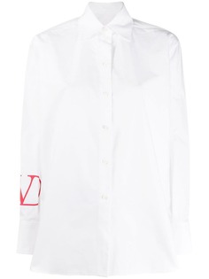 Valentino рубашка с логотипом на манжете