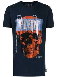 Philipp Plein футболка с логотипом и принтом Skull