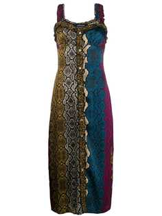 Andamane платье со змеиным принтом